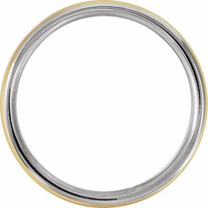 Grooved Comfort-Fit Half Round Band