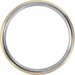 Grooved Comfort-Fit Half Round Band