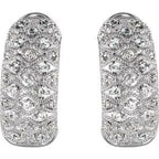 J-Hoop Omega Earrings