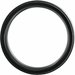 Coin-Edge Oak Wood Inlay Comfort-Fit Band