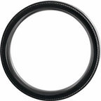 Coin-Edge Oak Wood Inlay Comfort-Fit Band