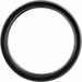 Beveled-Edge Ebony Wood Inlay Comfort-Fit Band