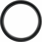 Beveled-Edge Teak Wood Inlay Comfort-Fit Band