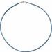 2.25 mm Light Blue Silk Cord Necklace