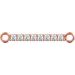 Accented Bar Bracelet Center
