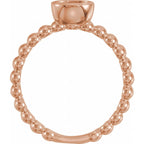 Family Beaded Stackable Ring