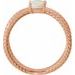 Criss-Cross Cabochon Ring