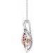 Halo-Style Cluster Necklace or Pendant