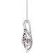 Halo-Style Cluster Necklace or Pendant