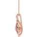 Halo-Style Cluster Necklace or Pendant