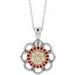 Halo-Style Cluster Necklace or Pendant