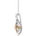 Halo-Style Cluster Necklace or Pendant