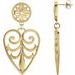Filigree Heart Earrings