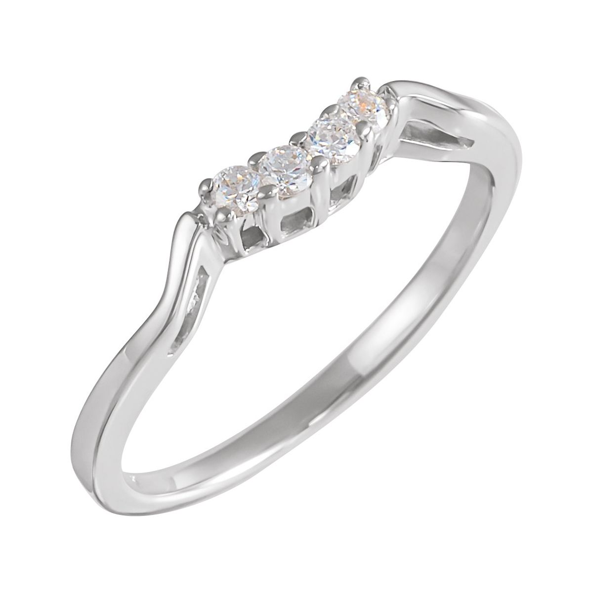 Accented Engagement Ring or Band