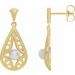 Vintage-Inspired Pearl Earrings