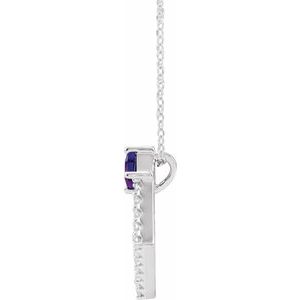 Accented Geometric Necklace or Pendant