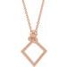 Beaded Geometric Necklace or Pendant