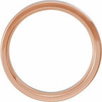 Grooved Comfort-Fit Half Round Band