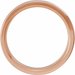 Grooved Comfort-Fit Half Round Band