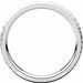 Stepped-Edge Comfort-Fit Half Round Band with Hammer Finish