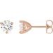 Round 3-Prong Stuller Moissanite™ Stud Earrings