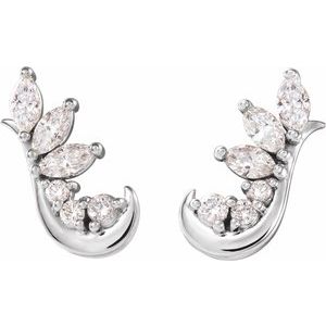 Accented Ear Climbers