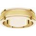 Milgrain Edge Comfort-Fit Flat Band with Satin Finish