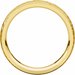 Stepped-Edge Comfort-Fit Half Round Band with Hammer Finish