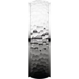 Stepped-Edge Comfort-Fit Half Round Band with Hammer Finish