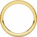 Stepped-Edge Comfort-Fit Half Round Band with Hammer Finish