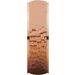 Stepped-Edge Comfort-Fit Half Round Band with Hammer Finish