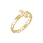 Rugged Cross Chastity Ring