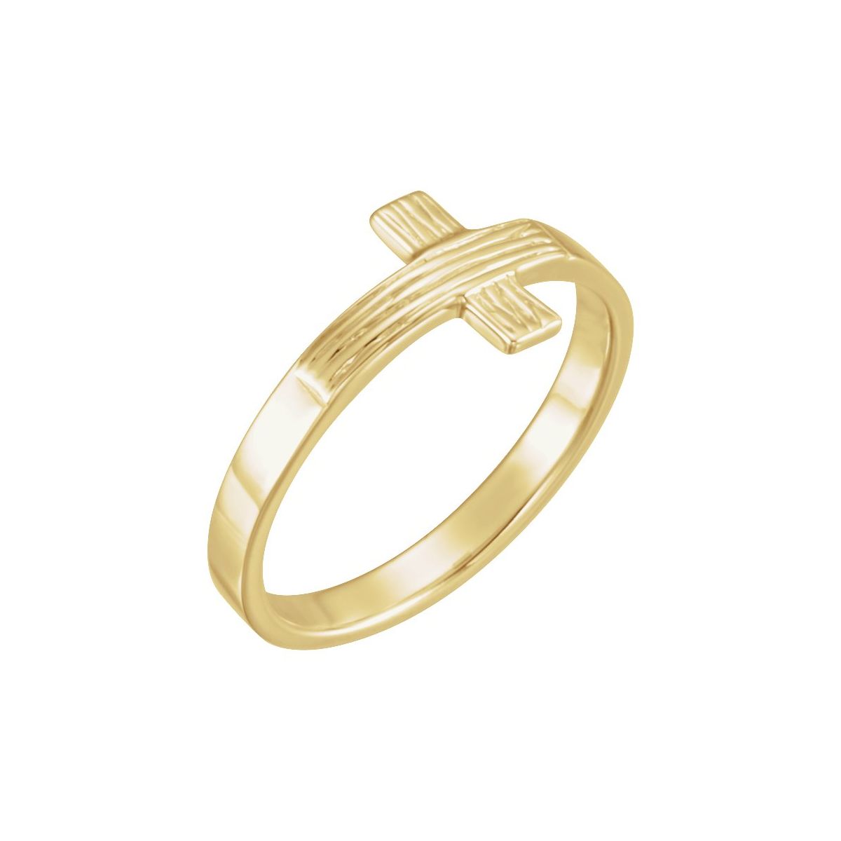 Rugged Cross Chastity Ring