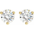 Round 3-Prong Stuller Moissanite™ Stud Earrings