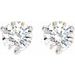 Round 3-Prong Stuller Moissanite™ Stud Earrings