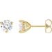 Round 3-Prong Stuller Moissanite™ Stud Earrings