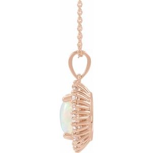 Halo-Style Necklace or Pendant