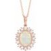 Halo-Style Necklace or Pendant
