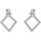 Beaded Geometric Earrings