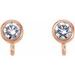 Bezel-Set Earring Top