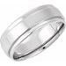 Inlay Comfort-Fit Flat Band