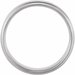 Inlay Comfort-Fit Flat Band