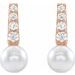 Pearl Bar Earrings
