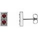 Two-Stone Earrings