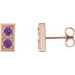 Two-Stone Earrings