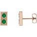 Two-Stone Earrings