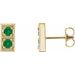 Two-Stone Earrings