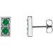 Two-Stone Earrings