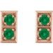 Two-Stone Earrings