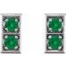 Two-Stone Earrings